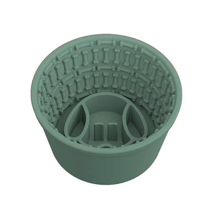 Silicone Pet Slow Feeder Bowl Anti Choke Design Food Dish for Dogs and Puppies