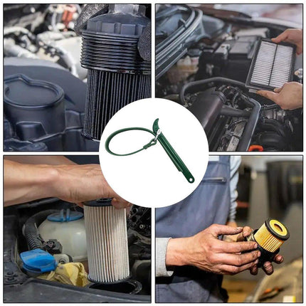 Oil Filter Belt Wrench Puller Strap Spanner Filter Cartridge Removal Tool
