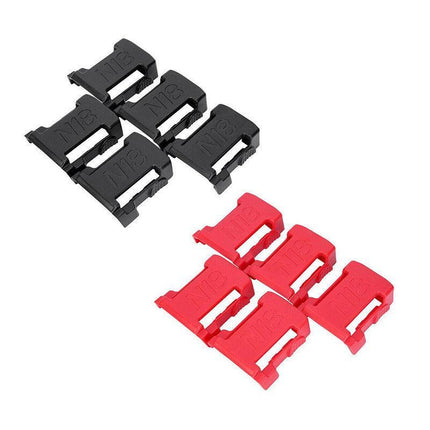 5Pcs Battery Mount Holder Stand For Milwaukee M18 18V Tool Battery Accessoriesau - Aimall