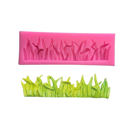 2PCS Grass Shape Silicone Cake Mold DIY Chocolate Baking Tool for Cookies Cake