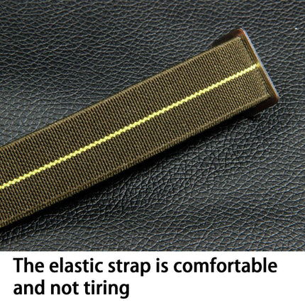 Elasticated Nylon Watch Strap Adjustable Band Durable Replacement Strap Watches