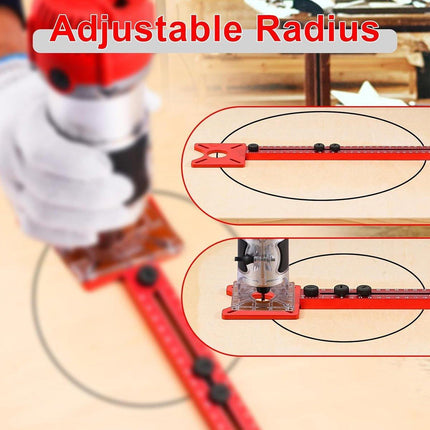 4IN1 Router Milling Bracket Tool for Positioning Round Holes Multifunctional