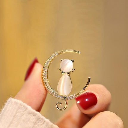 Exquisite Suit Brooch Women's Accessories Luxury Zircon Corsage - Aimall
