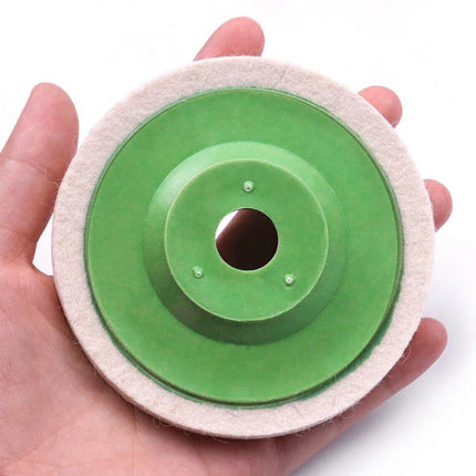 4 Inch Wool Felt Polishing Wheel for Angle Grinder Fine Wool Mirror Polishing