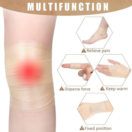 3pcs Elastic Bandage Tape Sports Protective Shock Absorb Membrane Injury Care