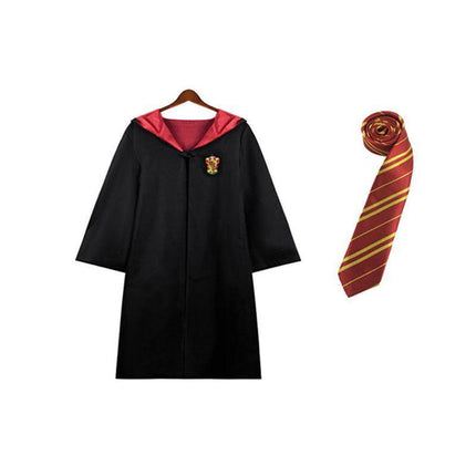 AU Harry Potter Gryffindor Ravenclaw Slytherin Robe Cloak Tie Costume Wand Scarf - Aimall