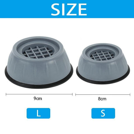 4x Washing Machine Support Pads Anti Vibration Leg Stopper Foot Pad Feet Pads - Aimall