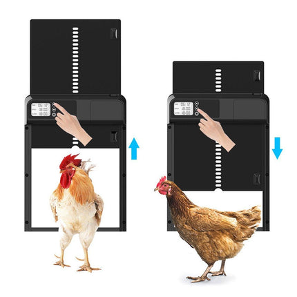 Automatic Induction Electric Stainless Steel Coop Door Intelligent Timer Control