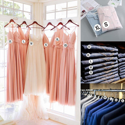 7 Rolls Clothing Size Label Sticker 1Inch Round Size Sticker Labels Self Adhesive