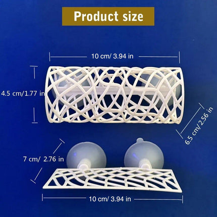 Aquarium Fish Resting Tunnel Hiding House for Betta Shrimp Small Fish Tank Decor