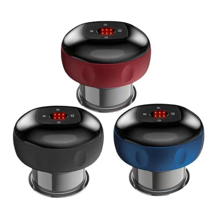 Electric Intelligent Vacuum Cupping Therapy Red Light Heating Body Slimming - Aimall
