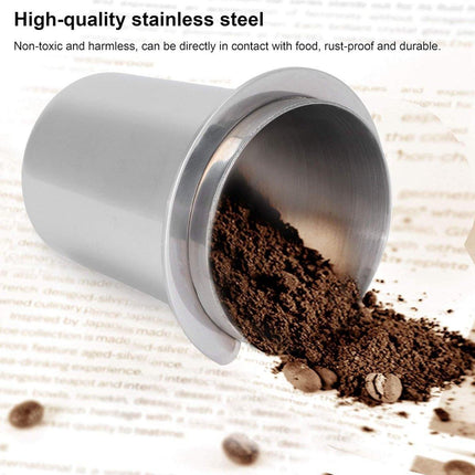 58mm Stainless Steel Coffee Catchers Coffee Maker Handle Accessories Durable Use