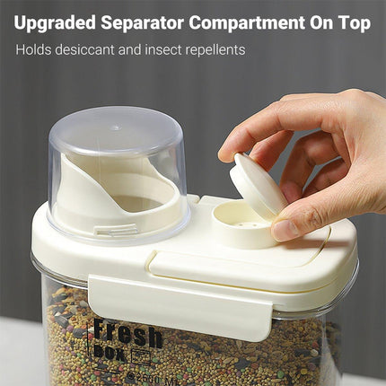 Sealed Moisture-Proof Pet Food Storage Bucket for Cat and Dog Treats Containers