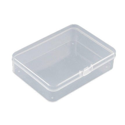10PCS 11.5cm Clear Plastic Rectangular Storage Box Parts Organizer Container