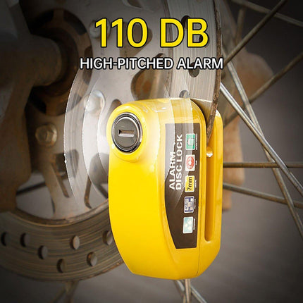Electric Bike Lock Alarm Motorcycle Anti Theft Lock Secure Bicycle Riding Gear