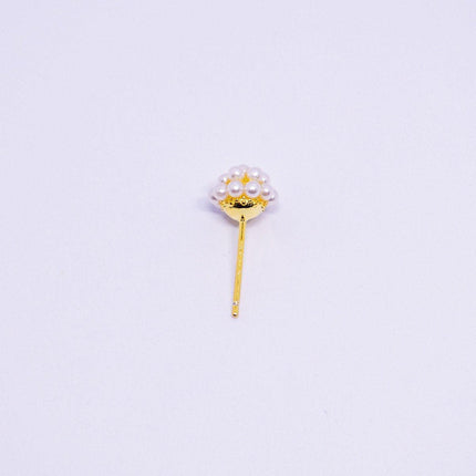 Elegant Simple Mini Pearl Stud Earrings for Girls Delicate Sweet Jewelry Gift