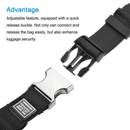5PCS Luggage Anti Theft Multi-role Metal Buckle Hook Load Bearing Suitcase Strap