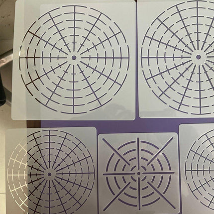 30PCS Mandala Stencil Set DIY Hand-painted Art Templates Craft Supplies Kit