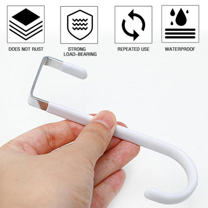 10PCS Adjustable Over the Door Hanger Hooks Organizer for Front and Back Doors
