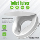Adjustable Raised Toilet Seat Riser for Elderly Pregnant Women and Mobility Support