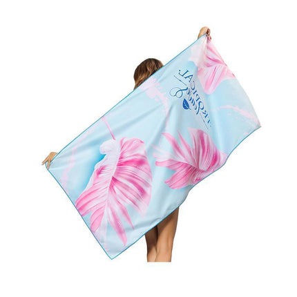Sand Free XL Beach Towel + Bag Quick Dry Microfibre Compact Light Swimming - Aimall