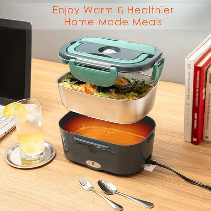 Portable Electric Lunch Box Heated Thermal Insulated Food Warmer for Home