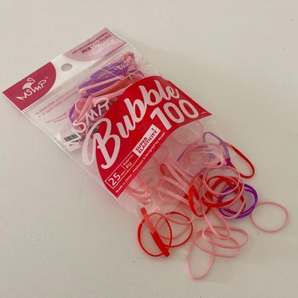 100PCS Elastic Rubber Hair Ties Hair Bands for Women and Girls