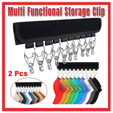 Multifunctional Baseball Cap Storage Hat Holder Fabric Portable Holder Foldable Travel