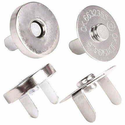 20-100x Bag Purse Clasps Magnetic Buttons Snaps Fasteners Handbag Craft Buttons - Aimall