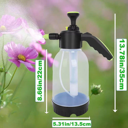2L Manual Foam Pump Sprayer Adjustable Nozzle Car Wash Home Cleaning