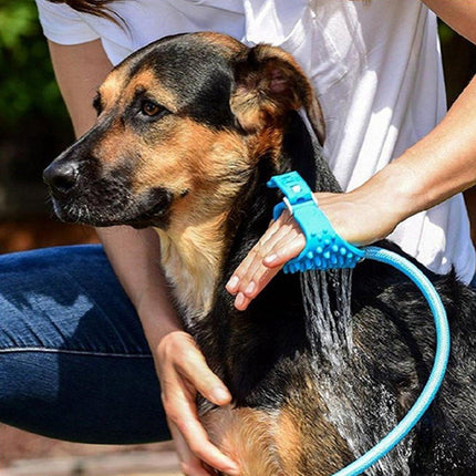 Dog Bath Pet Shower Nozzle Silicone Massage Brush Cat Dog Grooming Supplies
