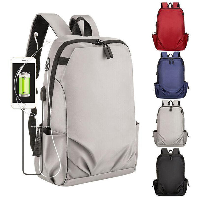 Mens Backpack Large Capacity Waterproof Schoolbag Laptop Work Travel Bag Au - Aimall