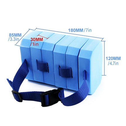 Swim Training Back Float Adjustable Buoyancy Belt for Learning Water Sports