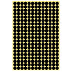 8/13/25/50mm Colour Sticker Dots Adhesive Round Labels Circular Scrapbooking Black - Aimall