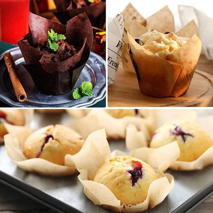 1000PCS Grease-proof Cupcake Liners Muffin Cup Cup Cake Paper Cup Large - Aimall