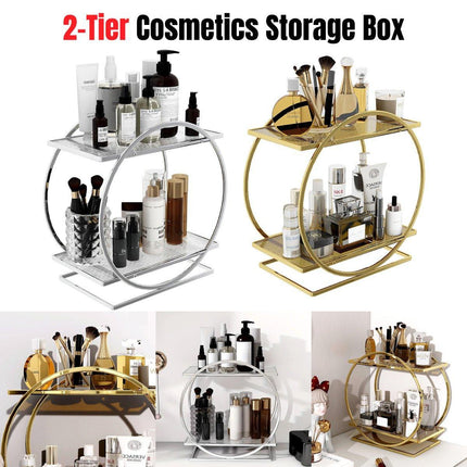 Large Capacity Cosmetics Storage Rack Home Organizer for Desktop Makeup Storage