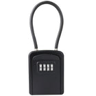 Portable Key Lock Box Hanging Combination Storage Organizer for Home Security