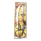 Gun + knife + dagger