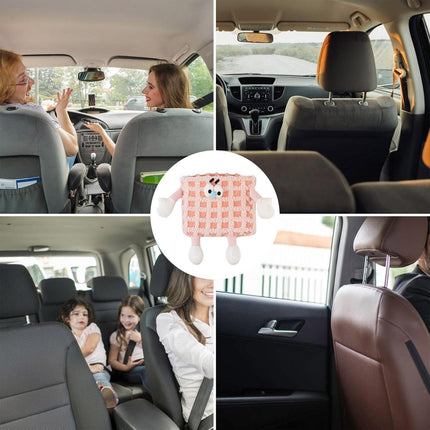 Car Wastebasket Seatback Hanging Storage Bin for Car Trash and Organizing