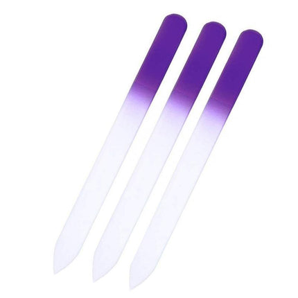 Durable Crystal Glass Nail File Buffer Art Files Manicure - Aimall