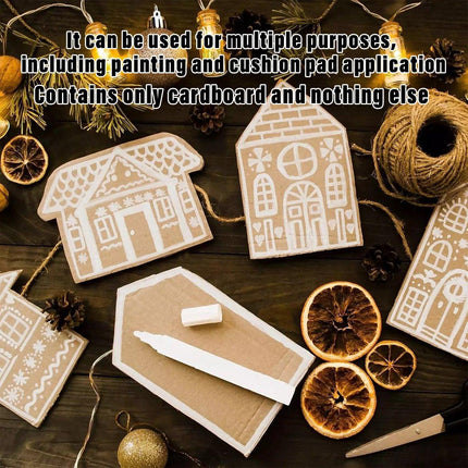 50pcs Corrugated Cardboard Sheets Express Carton Spacer Gasket Packing Material