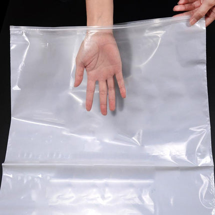 300PCS Zip Lock Plastic Bags Reclosable Resealable Zipper Pouch for Clothes Bag Aimall