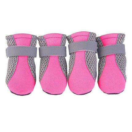 4PCS L Size Anti Slip Waterproof Protective Dog Shoes Rain Boots Pet Socks Booties - Aimall