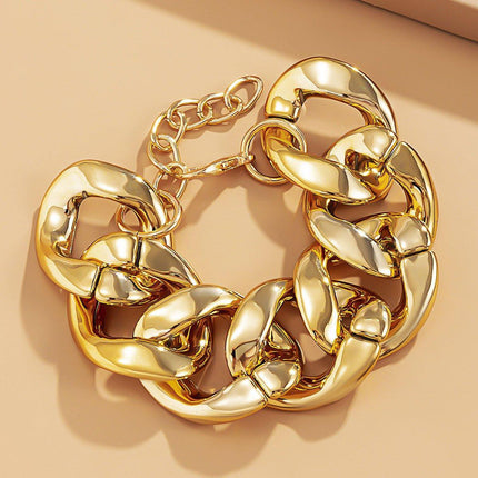 Punk Hip Hop Twist Thick Chain Bracelet Fashion Jewellery Trendy