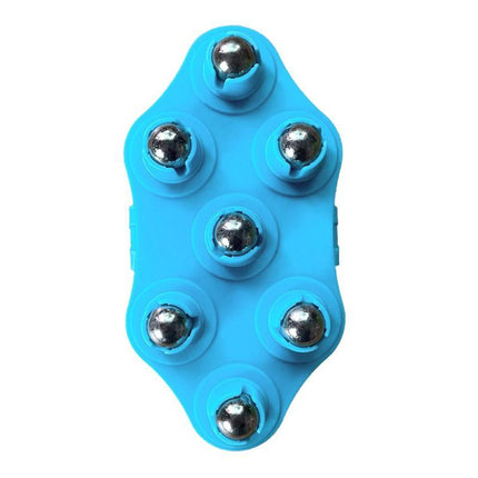 Handheld Massager Seven Trigger Points PVC POM Carbon Steel Ball Relax Muscles - Aimall