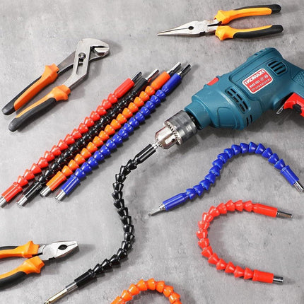 10PCS Universal Electric Drill Flexible Shaft Extension Connecting Tool Adapter