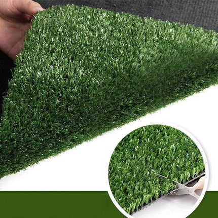 Primeturf Artificial Grass Synthetic Fake 2m x 5m Turf Plant Plastic Lawn 15mm