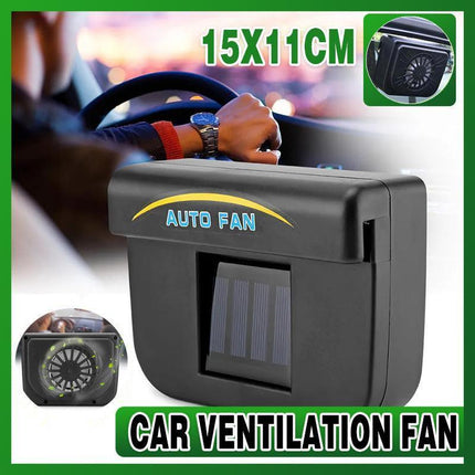 Solar Power Air Vent Vehicle Car Window Fan Auto Ventilator - Aimall