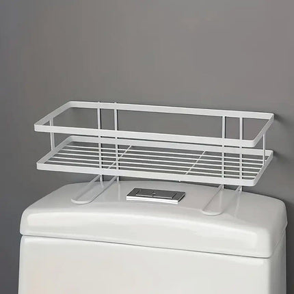 Storage Rack 1Tier Space Saver Over The Toilet Steel Bathroom Shelf Organizer