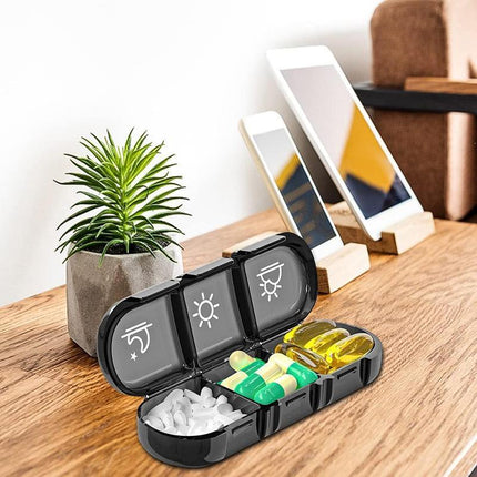 7 Day Medicine Organizer Pill Box Tablet Daily Case Weekly Dispenser Container - Aimall